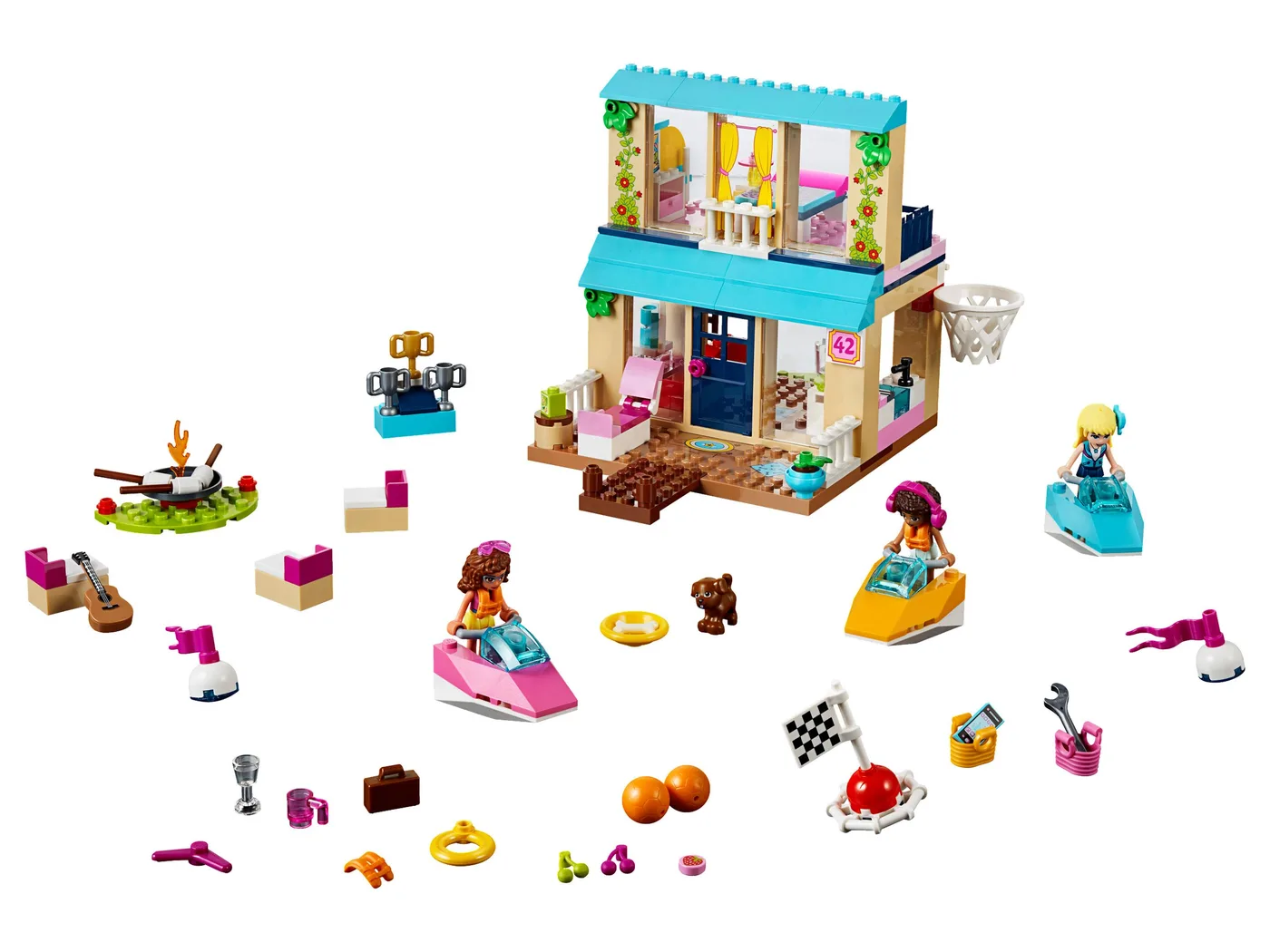 Dans le même style que le LEGO La Maison au bord du lac de Stephanie (10763-1) | Brick Broker