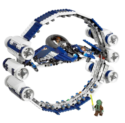 Dans le même style que le LEGO Chasseur Jedi avec Anneau d'Hyperpropulsion (7661-1) | Brick Broker