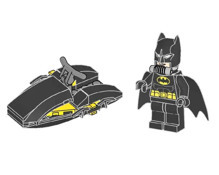 LEGO 212224 Batman en bateau à réaction - prix | Brick Broker