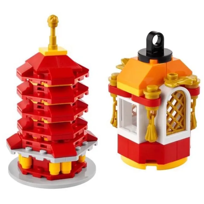 LEGO Pagode et lanterne du Nouvel An lunaire (LNYPAGODA-1) - prix | Brick Broker