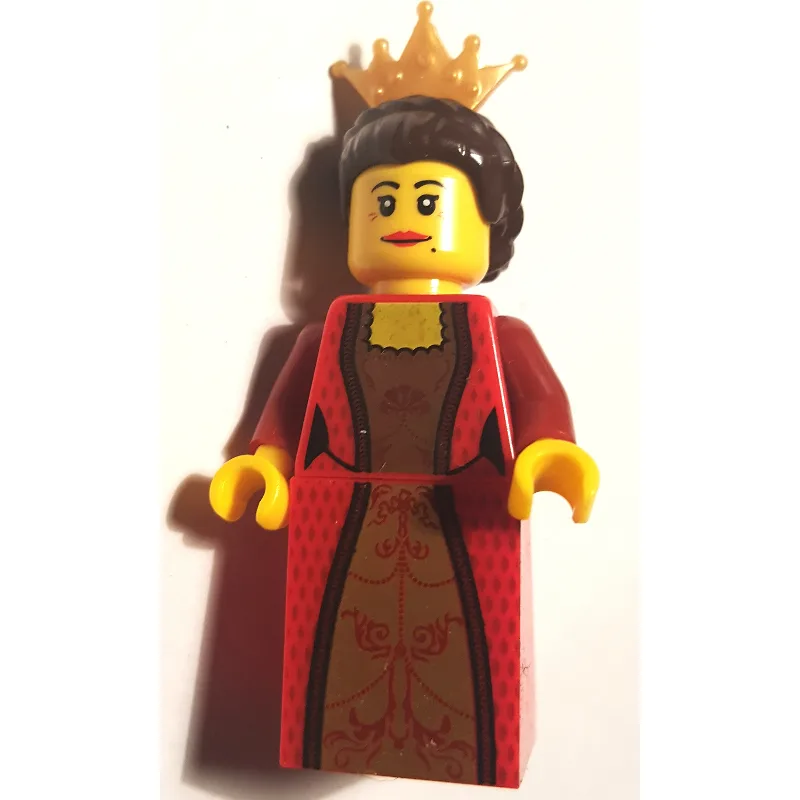 Chess Queen, Red Dress, Gold Crown — dans quels sets LEGO ? (fig-009891) | Brick Broker