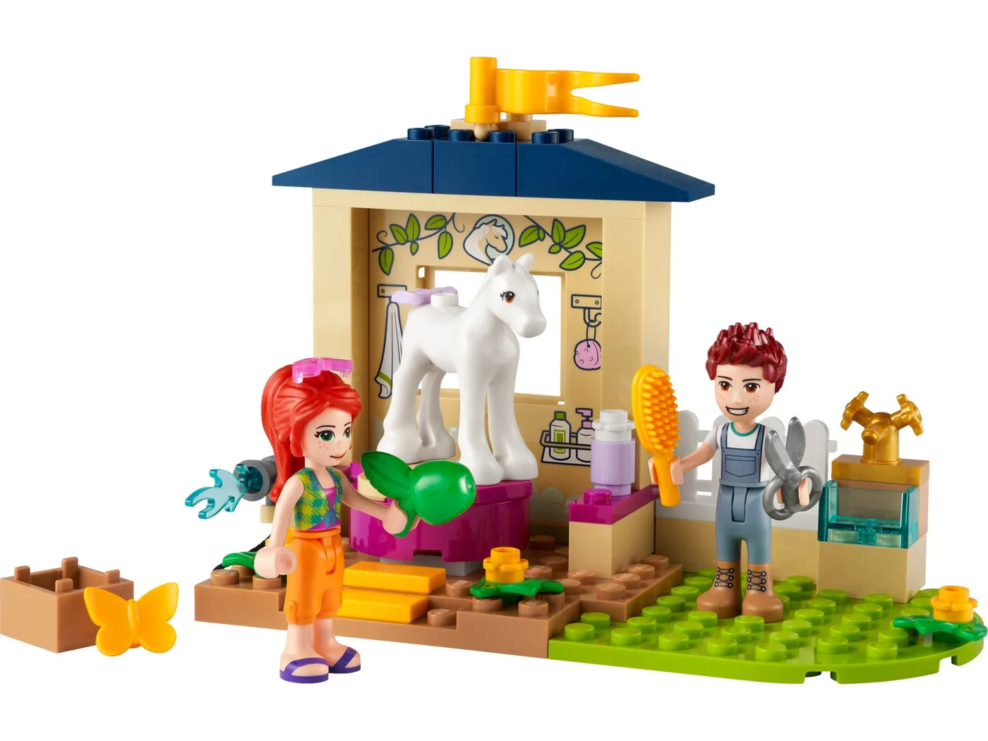 Dans le même style que le LEGO Écurie de lavage de poneys (41696-1) | Brick Broker