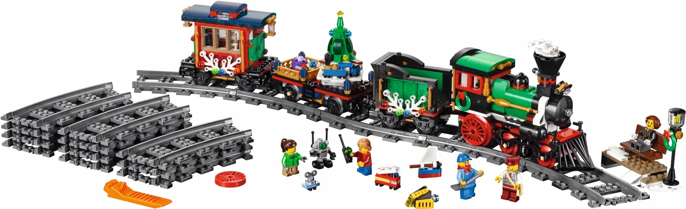 Dans le même style que le LEGO Le train de vacances d'hiver (10254-1) | Brick Broker