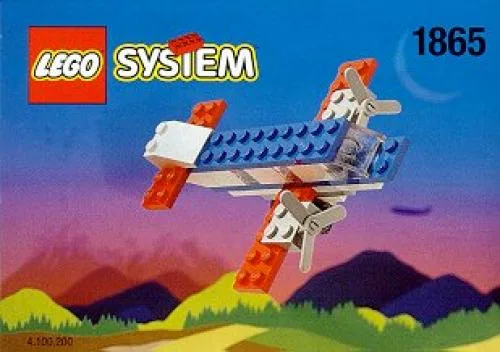 Dans le même style que le LEGO Avion de ligne (1865-1) | Brick Broker