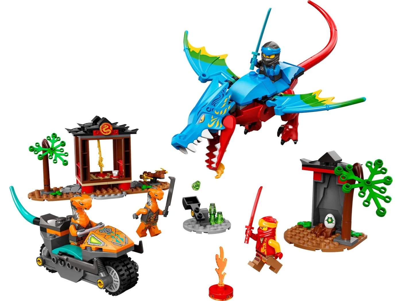 Dans le même style que le LEGO Temple du dragon ninja (71759-1) | Brick Broker