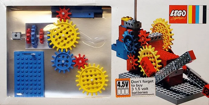 Dans le même style que le LEGO Ensemble de pignons avec moteur (800-1) | Brick Broker