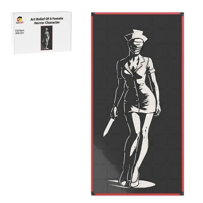 LesDiy Relief artistique d'un personnage féminin d'horreur (LESDIY-3675420) - prix | Brick Broker