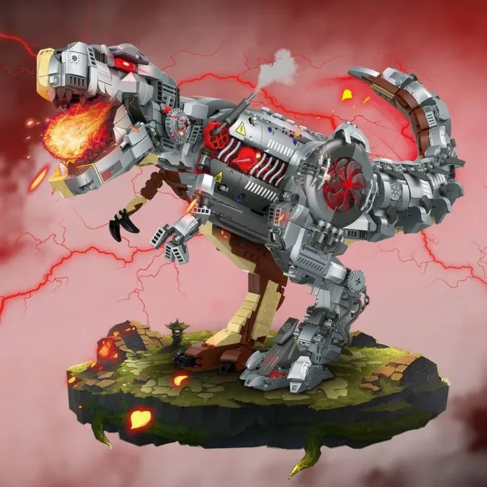 ZHEGAO Tyrannosaurus Rex semi-mécanique (ZHE-LN4100) - prix | Brick Broker
