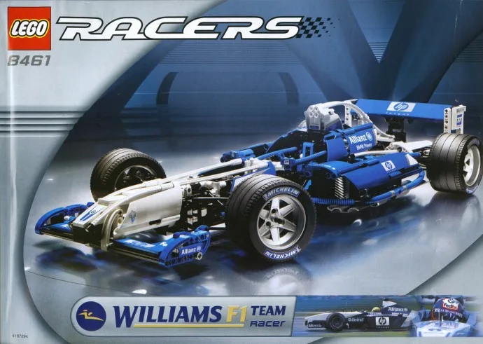 Dans le même style que le LEGO Voiture de course Williams F1 Team (8461-1) | Brick Broker