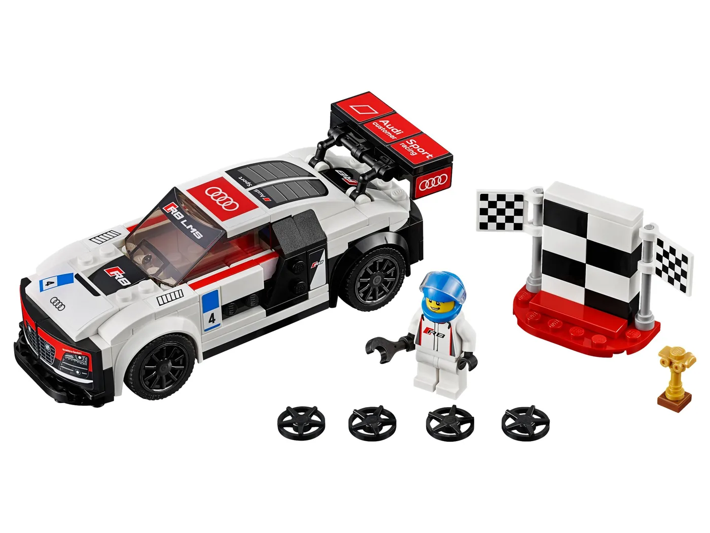Dans le même style que le LEGO Audi R8 LMS ultra (75873-1) | Brick Broker