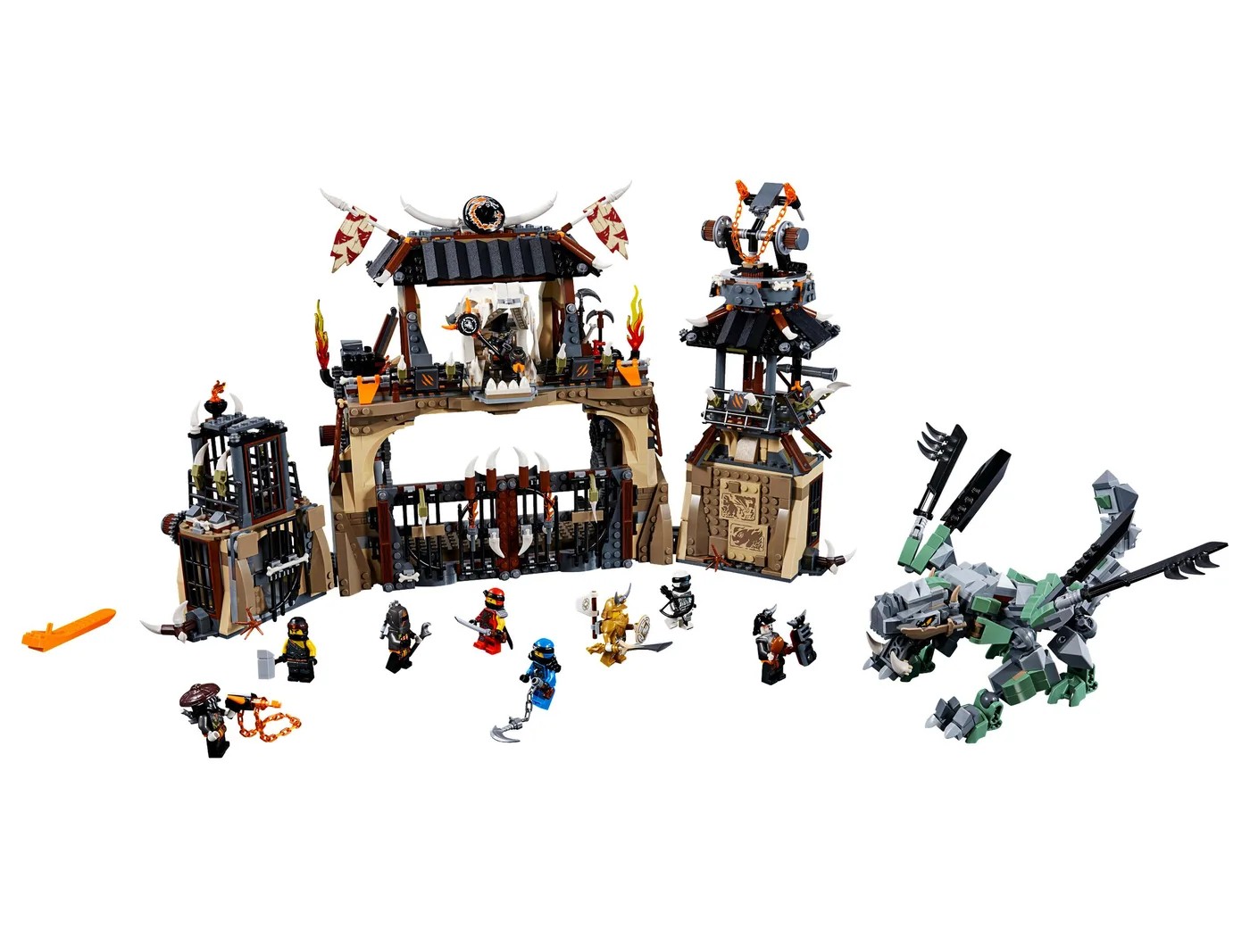 Dans le même style que le LEGO Fosse aux dragons (70655-1) | Brick Broker
