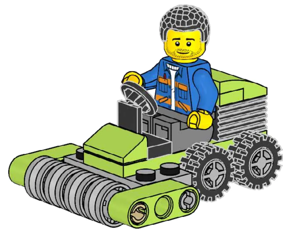 Dans le même style que le LEGO Tondeuse à gazon (952303-1) | Brick Broker