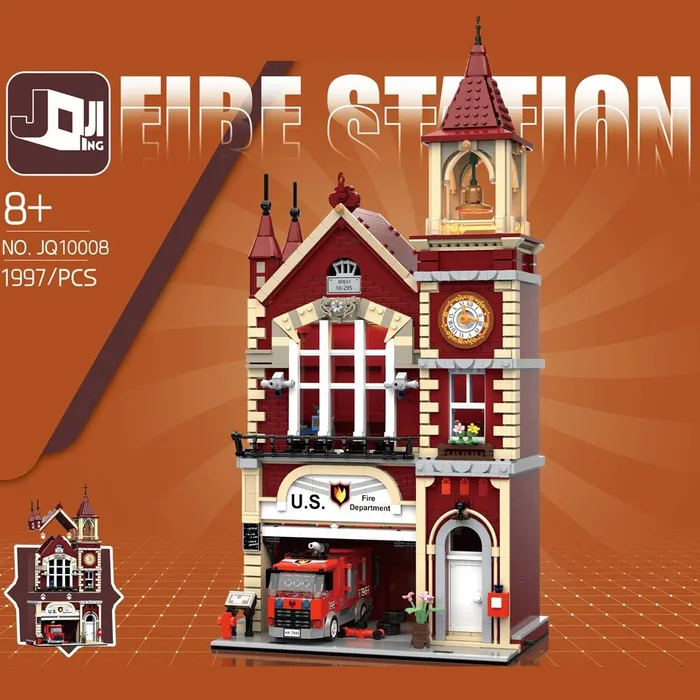 JiQing Caserne de pompiers (JQ10008) - prix | Brick Broker