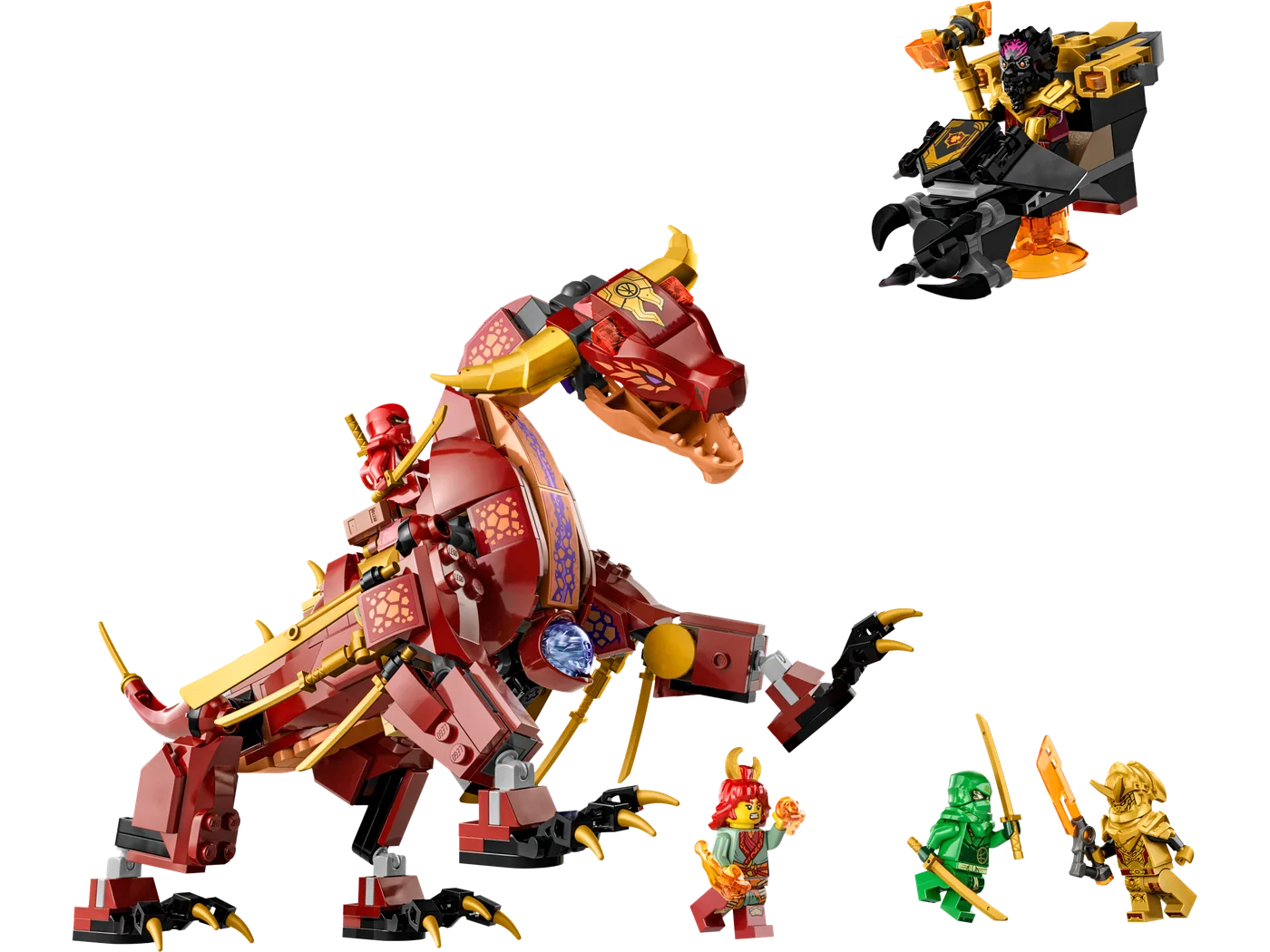 Dans le même style que le LEGO Dragon de lave transformable Heatwave (71793-1) | Brick Broker