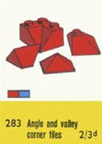 Dans le même style que le LEGO Briques Pente Crête et Vallée, Bleues (283-2) | Brick Broker