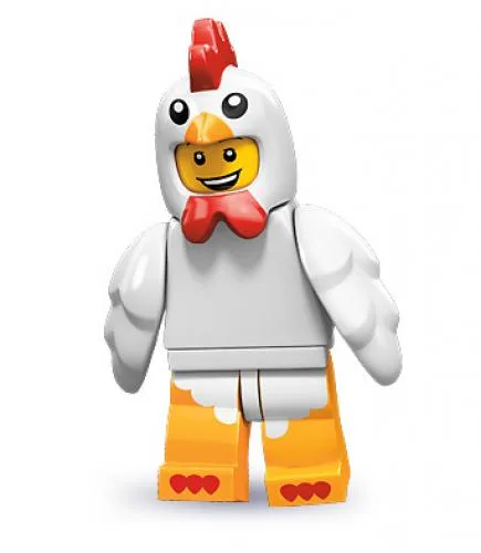 Dans le même style que le LEGO Homme au costume de poulet (71000-7) | Brick Broker