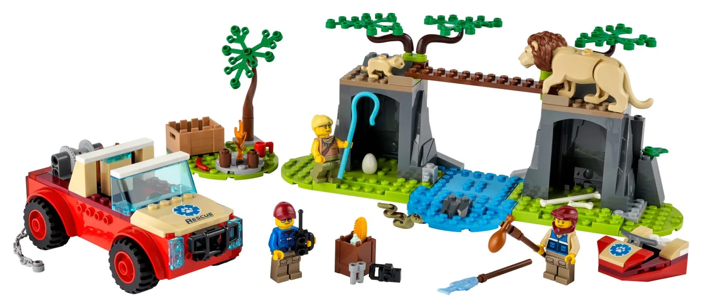 Dans le même style que le LEGO Véhicule tout-terrain de sauvetage de la faune (60301-1) | Brick Broker