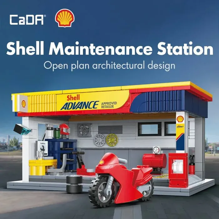 CaDA Station de maintenance Shell (C66034W) - prix | Brick Broker