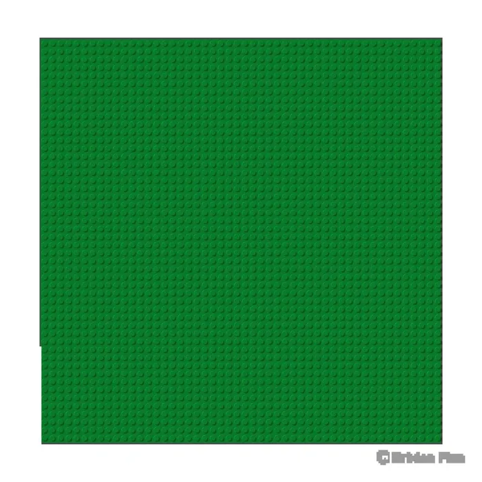 BRIXIES Plaque de base verte 50 x 50 tenons (BRIXIES-225.020) - prix | Brick Broker