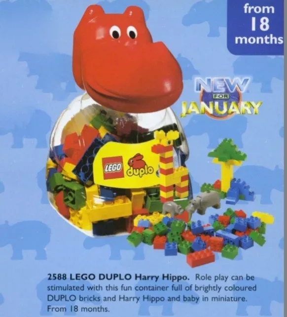 LEGO 2588 Hippopotame de Safari - prix et où acheter | Brick Broker