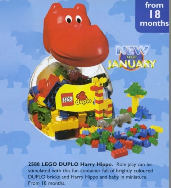 Dans le même style que le LEGO Hippopotame de Safari (2588-1) | Brick Broker