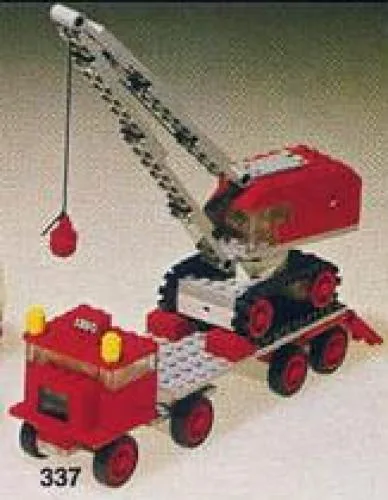 Dans le même style que le LEGO Camion avec grue et chenilles (337-2) | Brick Broker