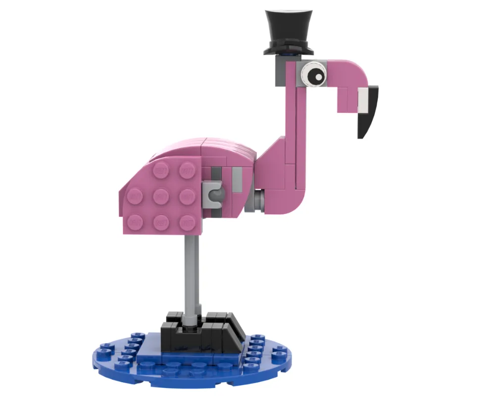 Dans le même style que le LEGO Flamant rose d'été (SUMMERFLAMINGO-1) | Brick Broker