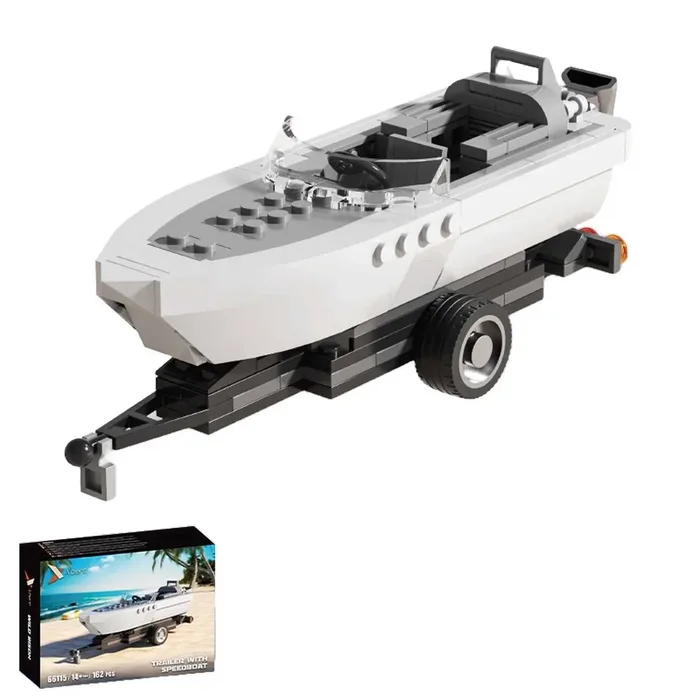 Xbert Remorque Avec Bateau rapide (XBERT-66115) - prix | Brick Broker