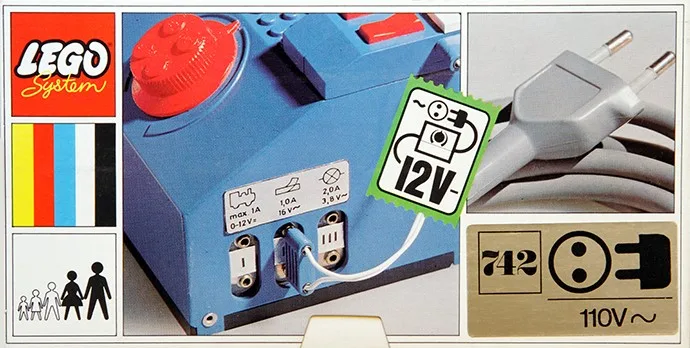 Dans le même style que le LEGO Nouveau transformateur 12V pour pack 110V (742-1) | Brick Broker