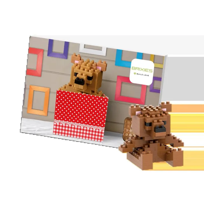 BRIXIES Carte postale ours en peluche (BRIXIES-220.096) - prix | Brick Broker