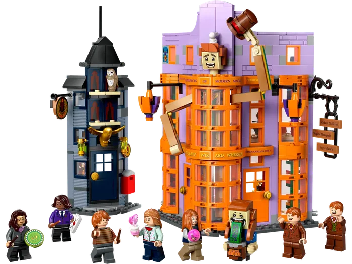 LEGO 76422 Le Chemin de Traverse : Weasley, Farces pour sorciers facétieux - prix | Brick Broker