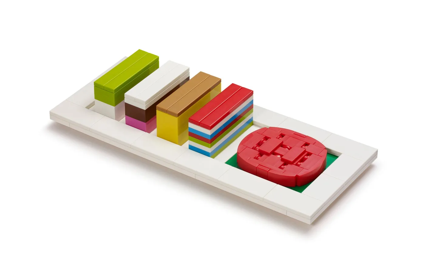 Dans le même style que le LEGO Singapour : Nyonya Kueh (COWS5-1) | Brick Broker