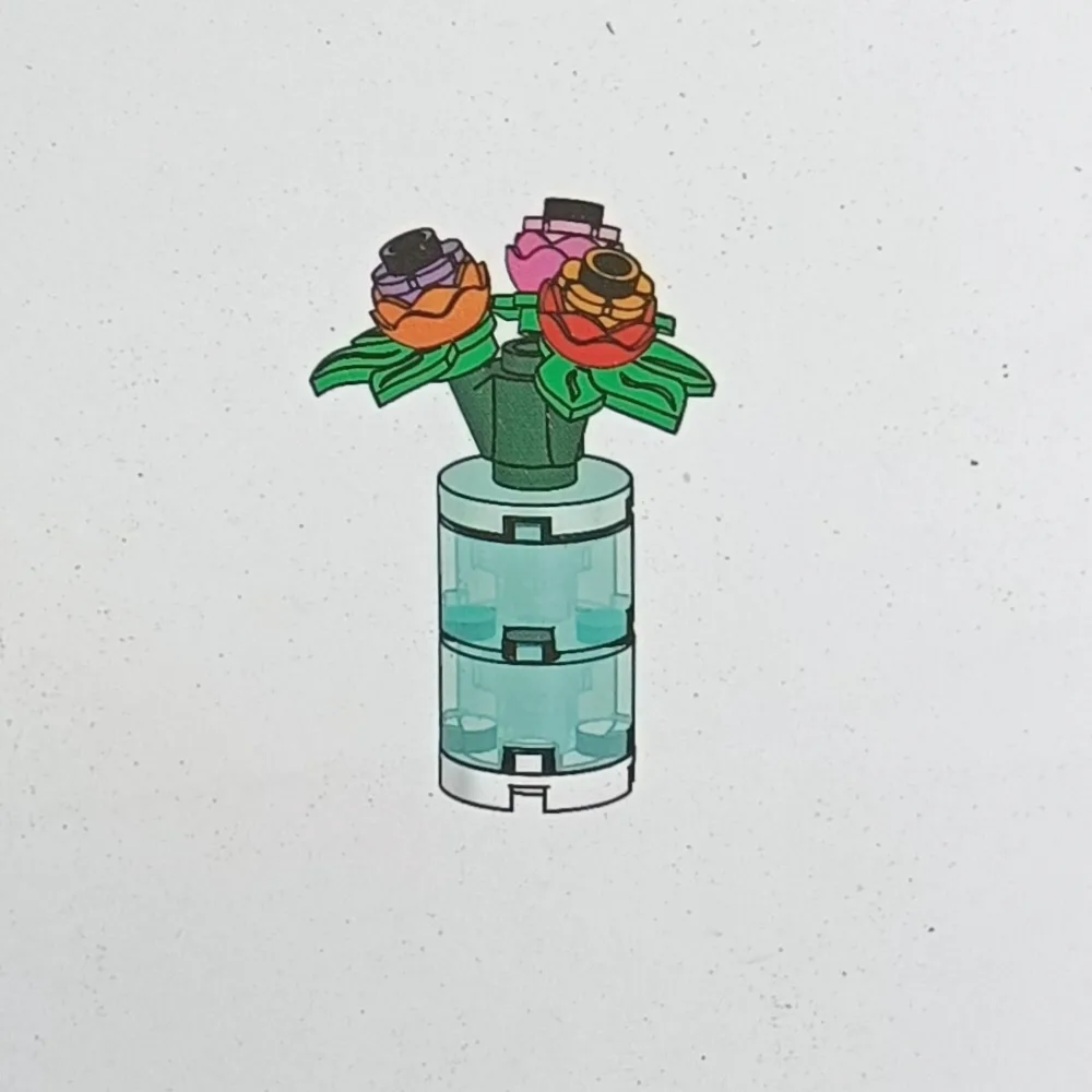 Dans le même style que le LEGO Bouquet de fleurs (6581678-1) | Brick Broker