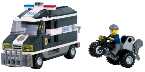 Dans le même style que le LEGO Action avec la Voiture Blindée (7033-1) | Brick Broker