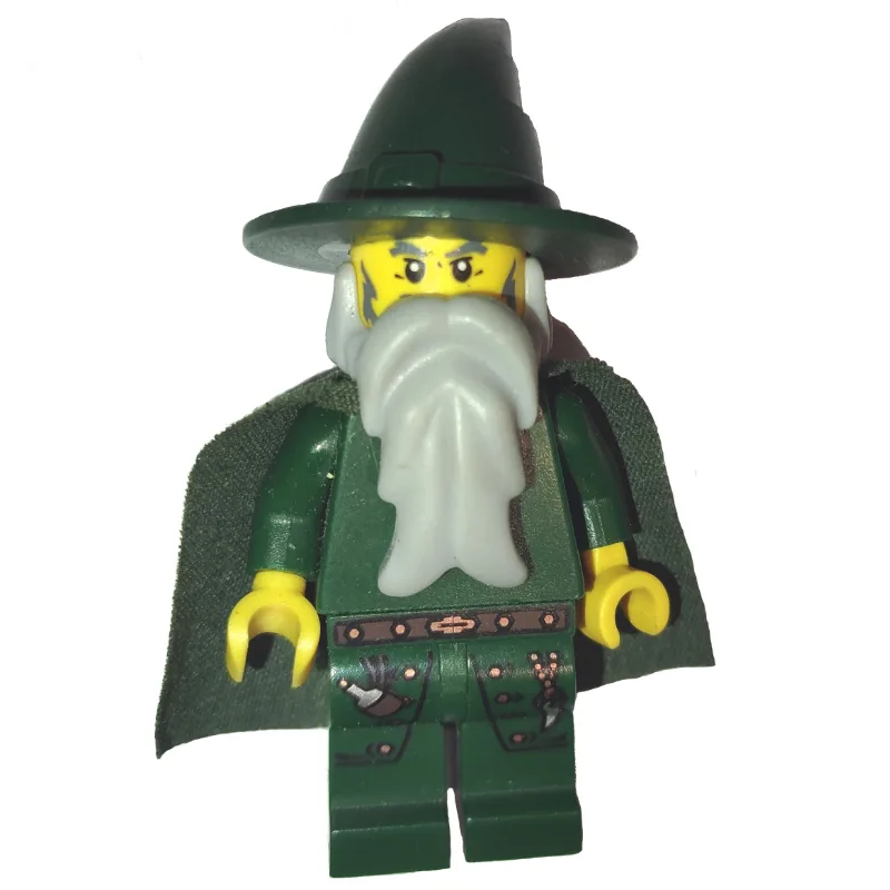 Wizard (Kingdoms) - Dark Green, Cape — dans quels sets LEGO ? (fig-006945) | Brick Broker