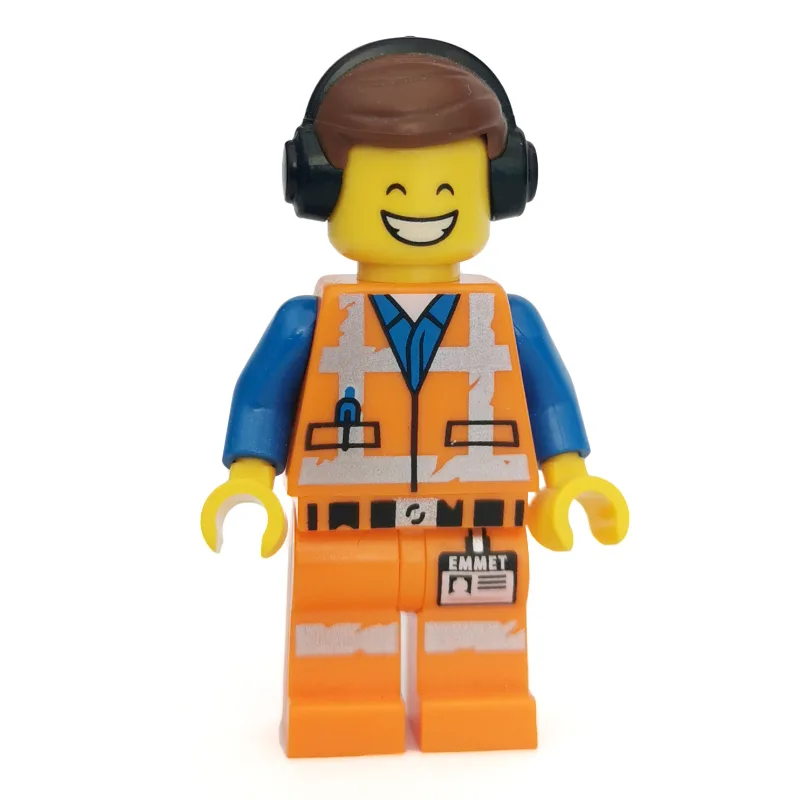 Emmet, Worn Outfit, Headphones — dans quels sets LEGO ? (fig-001957) | Brick Broker