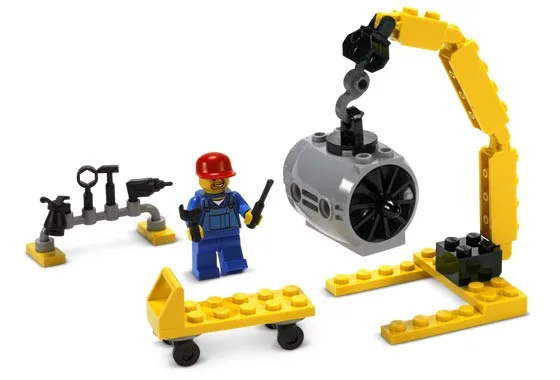 Dans le même style que le LEGO Mécanicien d'avion (7901-1) | Brick Broker