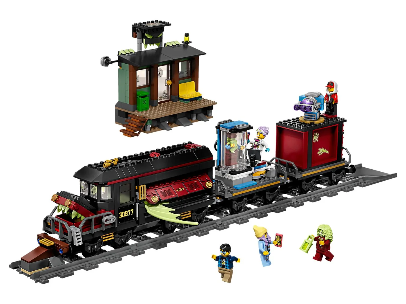 Dans le même style que le LEGO Express du train fantôme (70424-1) | Brick Broker