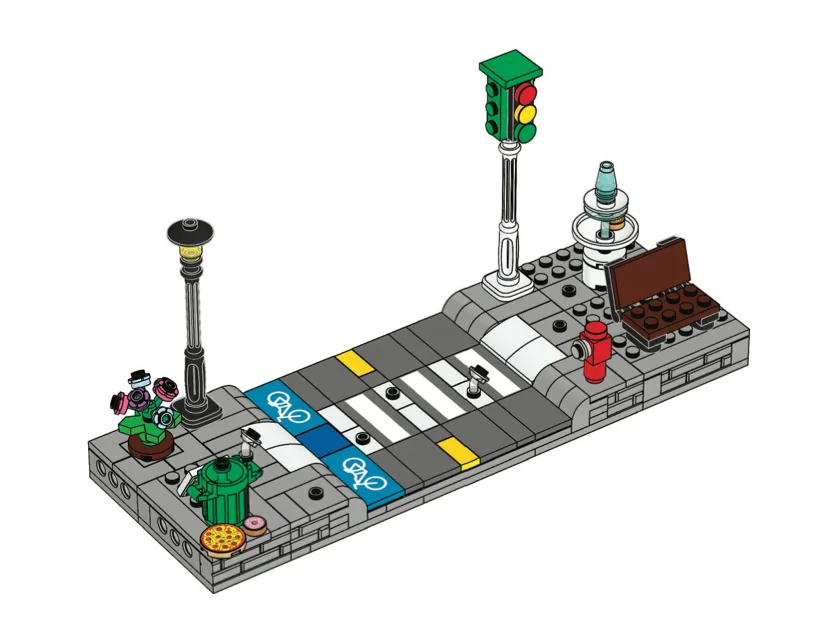 Dans le même style que le LEGO Support de passage pour minifigurines (EG00120-1) | Brick Broker