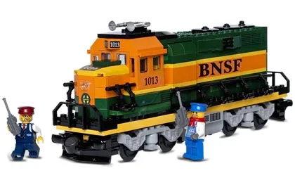 Dans le même style que le LEGO Locomotive Burlington Northern Santa Fe (10133-1) | Brick Broker
