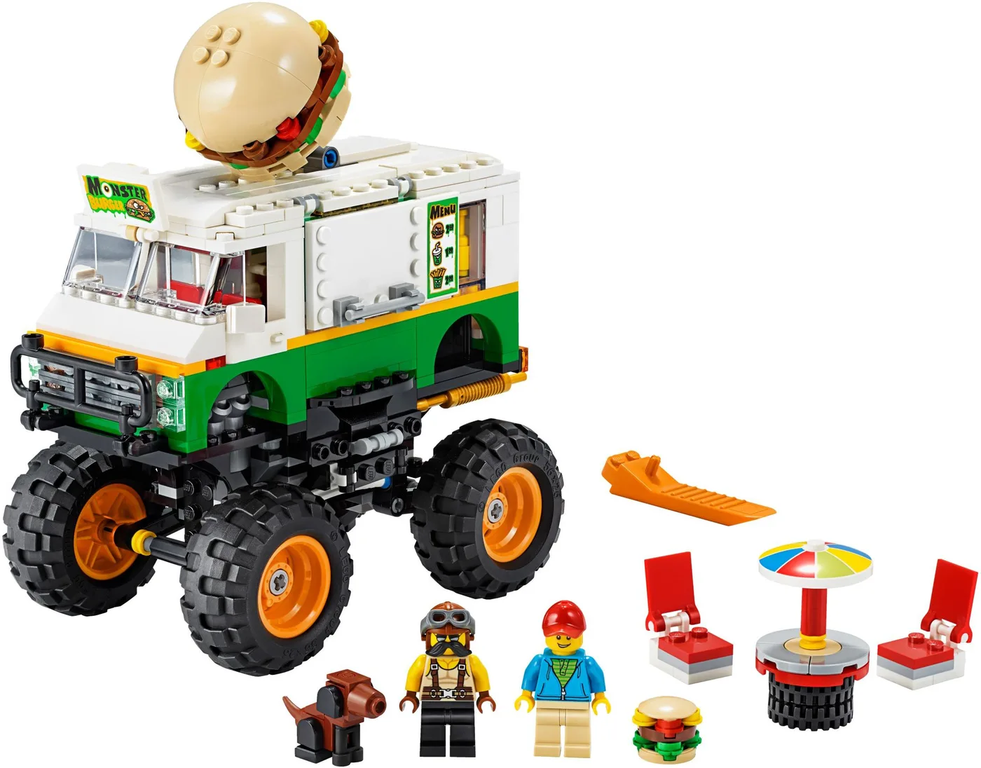 Dans le même style que le LEGO Camion Burger Monstre (31104-1) | Brick Broker