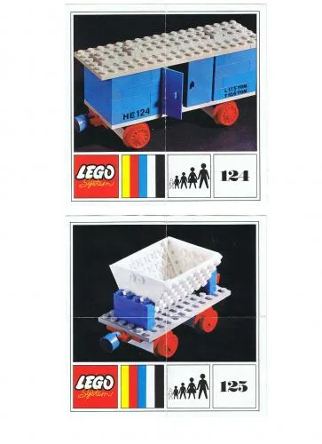 Dans le même style que le LEGO Wagon de marchandises (124-1) | Brick Broker