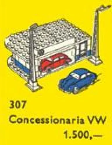 Dans le même style que le LEGO Showroom automobile VW (307-2) | Brick Broker