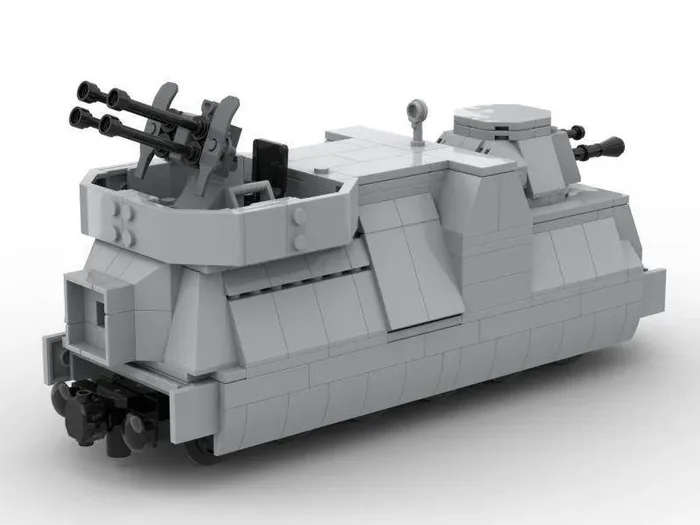 BlueBrixx Wagon d'artillerie blindé (BB-101485) - prix | Brick Broker
