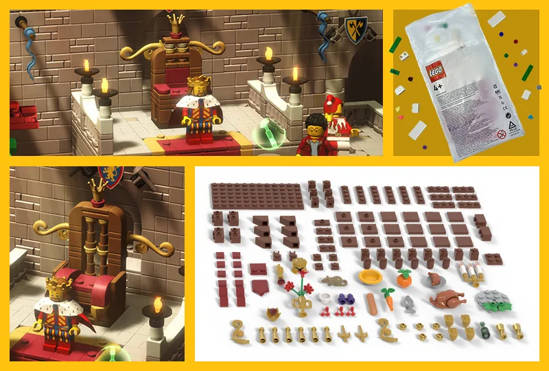 Dans le même style que le LEGO Trône Médiéval (EG00017-1) | Brick Broker