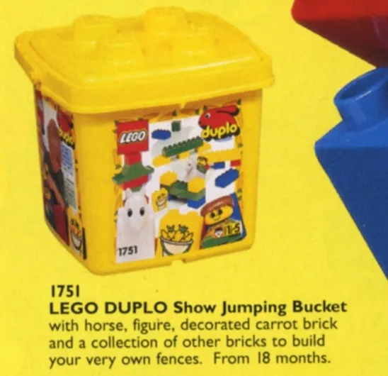 Dans le même style que le LEGO Seau de Saut d'Obstacles (1751-1) | Brick Broker