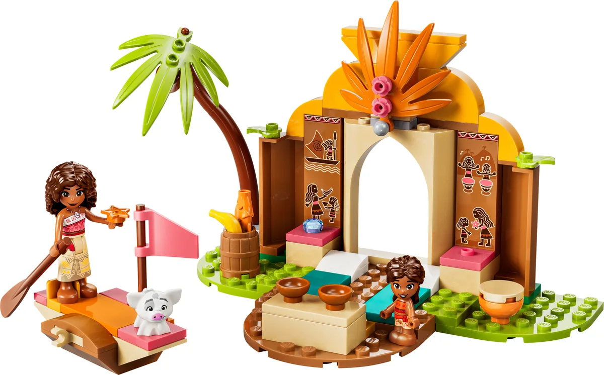 Dans le même style que le LEGO Maison de village et pirogue de Vaiana (43282-1) | Brick Broker