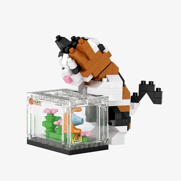LOZ Chat à l'aquarium (LOZ-8608) - prix et où acheter | Brick Broker