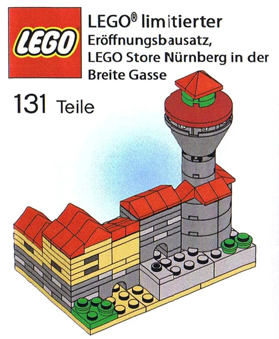 Dans le même style que le LEGO Set exclusif d'inauguration du LEGO Store, Nuremberg (Nürnberg), Allemagne (NUREMBERG-1) | Brick Broker