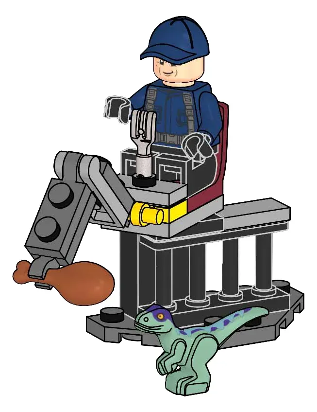 LEGO 951351 Garde et Raptor - prix et où acheter | Brick Broker